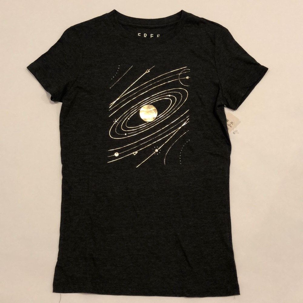 NEW W/ TAGS - Aeropostale Gray Tee with Solar Sys